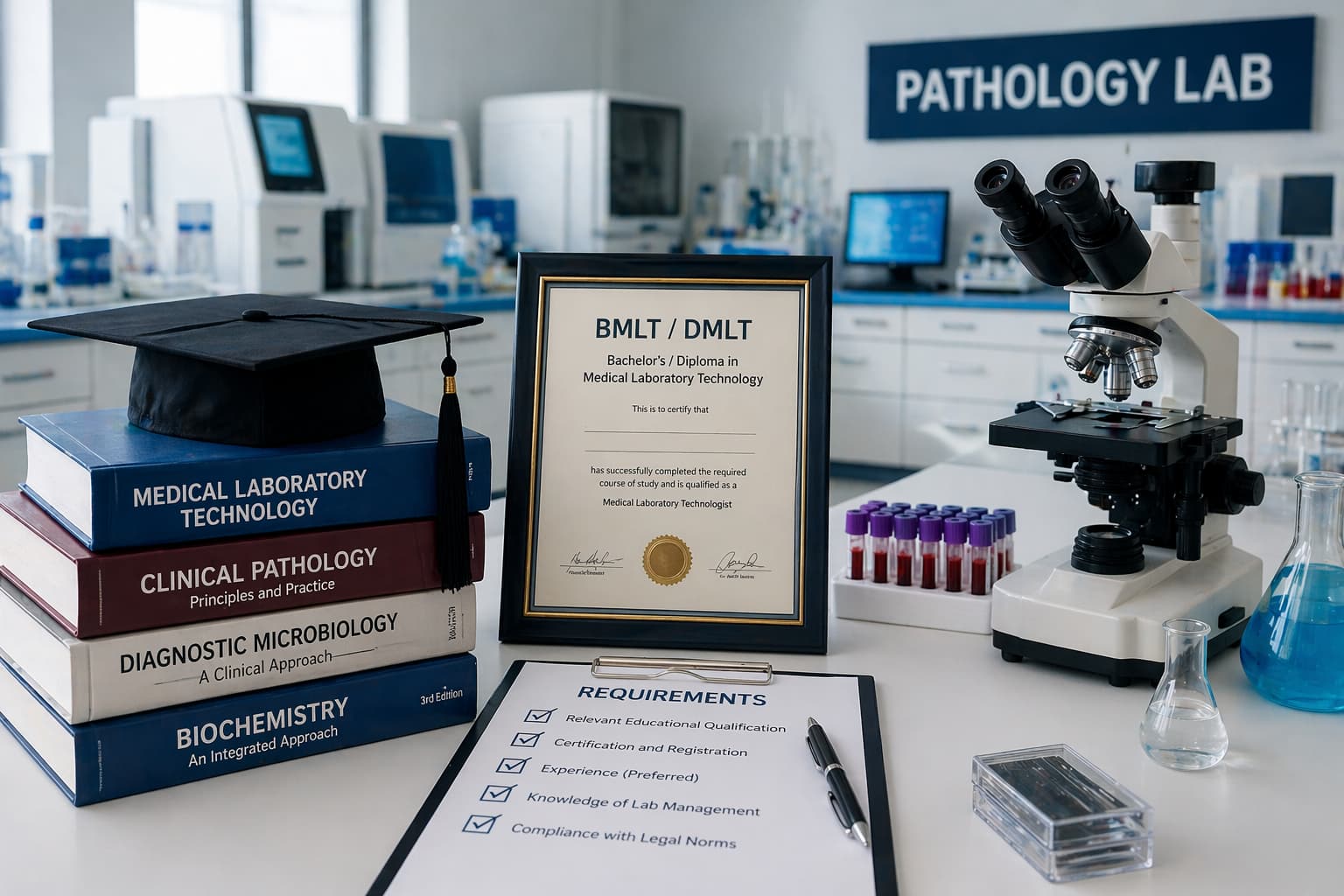 Qualifications Lab Qualifications Required to Open a Pathology Lab in India